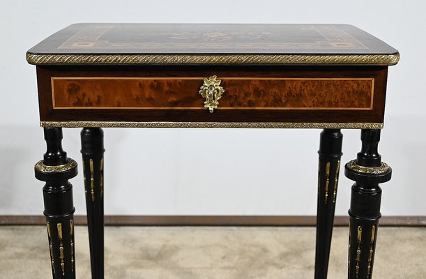 Small Louis XVI Napoleon III Side Table-RVK-1818377