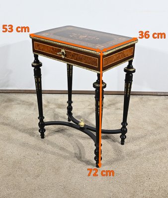 Small Louis XVI Napoleon III Side Table-RVK-1818377