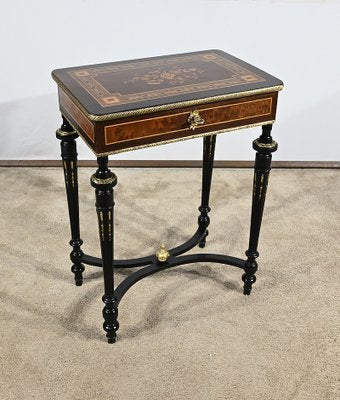 Small Louis XVI Napoleon III Side Table-RVK-1818377