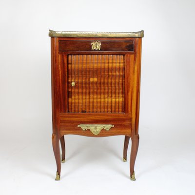 Small Louis XVI Secretaire in Veneer-KMT-1325391