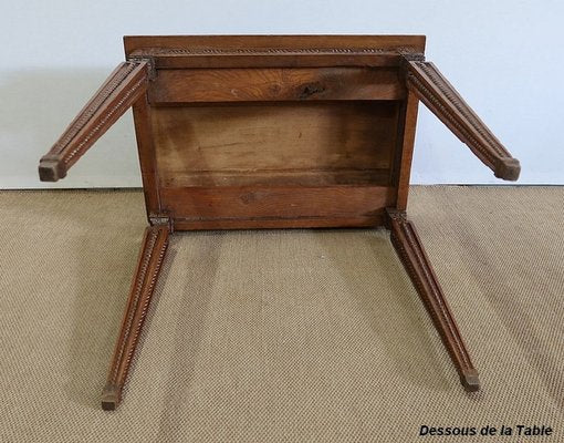 Small Louis XVI Side Table in Solid Oak, 1900-RVK-1337979