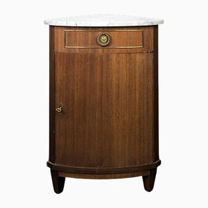 Small Louis XVI Style Corner Buffet in Mahogany-HLV-2024361