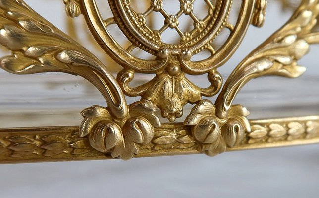 Small Louis XVI Style Glass and Brass Planter, 1900s-RVK-1257020