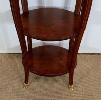 Small Louis XVI Style Solid Mahogany Side Table-RVK-1328401