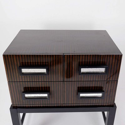 Small Macassar Cabinet with Drawers-JG-1796322