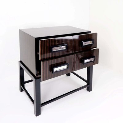 Small Macassar Cabinet with Drawers-JG-1796322