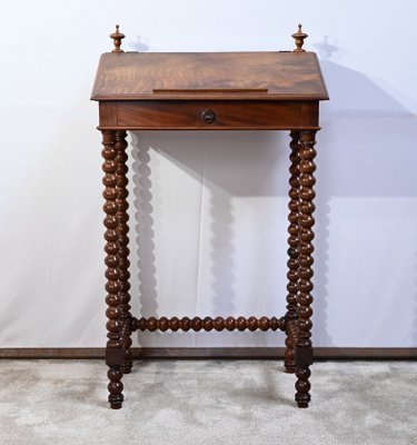 Small Mid 19th Century Louis Philippe Mahogany Desk-RVK-1719966