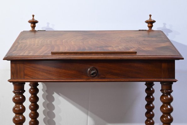 Small Mid 19th Century Louis Philippe Mahogany Desk-RVK-1719966