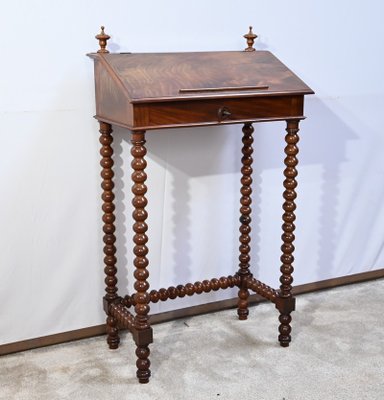 Small Mid 19th Century Louis Philippe Mahogany Desk-RVK-1719966