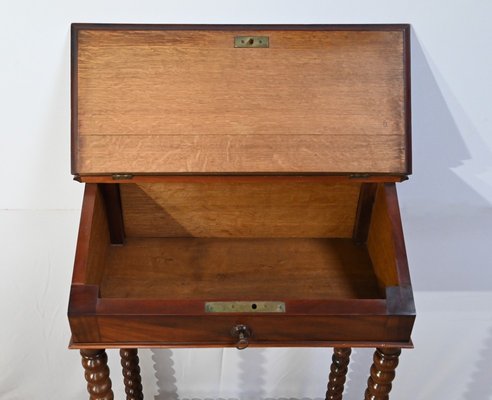 Small Mid 19th Century Louis Philippe Mahogany Desk-RVK-1719966