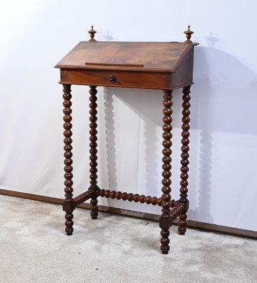 Small Mid 19th Century Louis Philippe Mahogany Desk-RVK-1719966