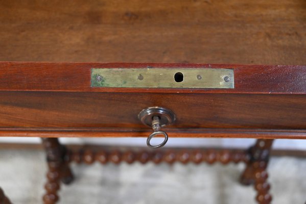 Small Mid 19th Century Louis Philippe Mahogany Desk-RVK-1719966