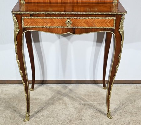 Small Mid-19th Century Louis XV Style Bonheur du Jour-RVK-1806871