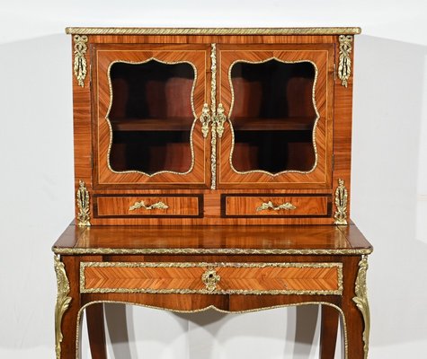 Small Mid-19th Century Louis XV Style Bonheur du Jour-RVK-1806871