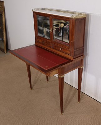 Small Mid-19th Century Louis XVI style Mahogany Bonheur-du-Jour Desk-RVK-1378185