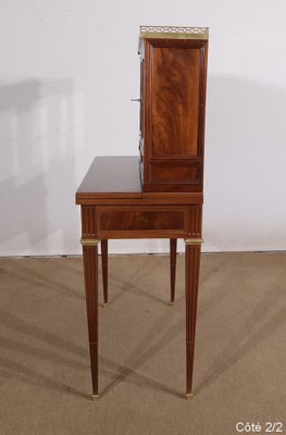 Small Mid-19th Century Louis XVI style Mahogany Bonheur-du-Jour Desk-RVK-1378185