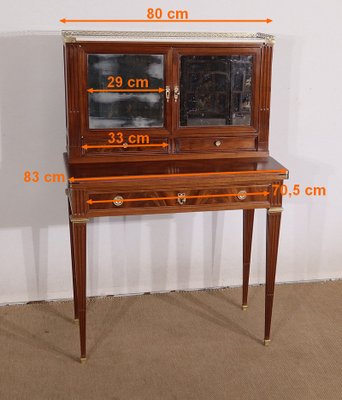 Small Mid-19th Century Louis XVI style Mahogany Bonheur-du-Jour Desk-RVK-1378185