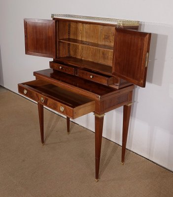 Small Mid-19th Century Louis XVI style Mahogany Bonheur-du-Jour Desk-RVK-1378185