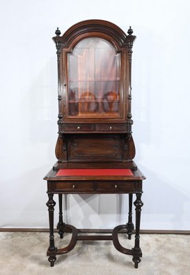 Small Mid-19th Century Napoleon III Showcase Desk-RVK-1720085