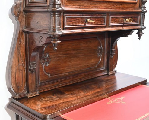 Small Mid-19th Century Napoleon III Showcase Desk-RVK-1720085