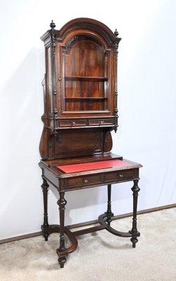 Small Mid-19th Century Napoleon III Showcase Desk-RVK-1720085