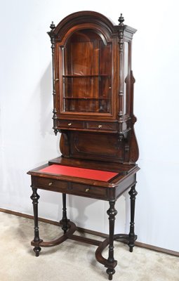 Small Mid-19th Century Napoleon III Showcase Desk-RVK-1720085