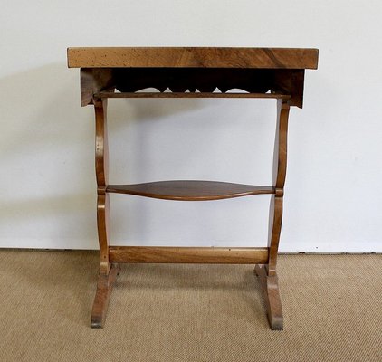 Small Mid 19th Century Solid Walnut Living Room Table-RVK-997552