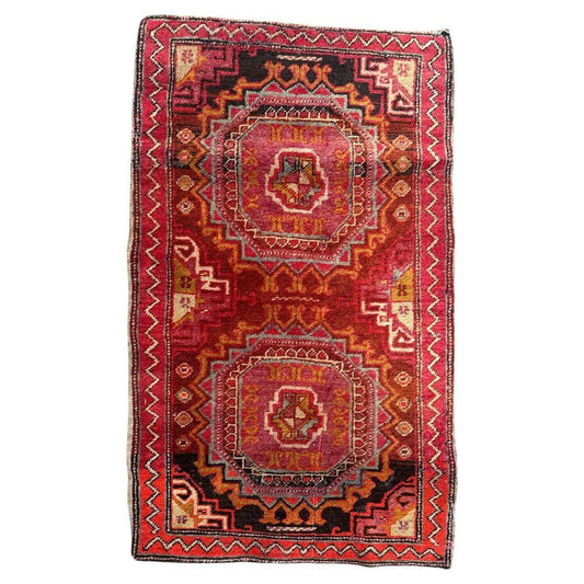 Small Mid-Century Azerbaijan Rug, 1950s