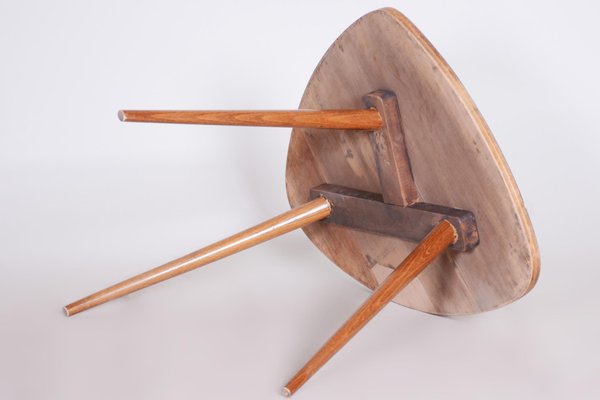 Small Mid-Century Beech Table, Czech, 1950s-WHY-1096079