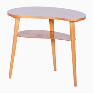 Small Mid-Century Beech Table, Former Czechoslovakia, 1950s-WHY-1704759