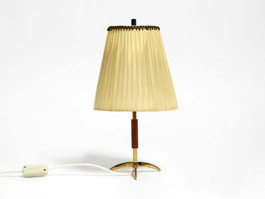 Small Mid-Century Brass Star Base Table Lamp from Kalmar-RR-1779674