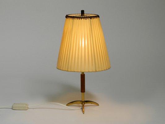 Small Mid-Century Brass Star Base Table Lamp from Kalmar-RR-1779674