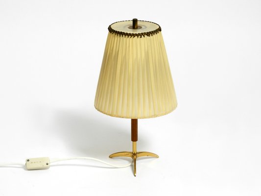 Small Mid-Century Brass Star Base Table Lamp from Kalmar-RR-1779674