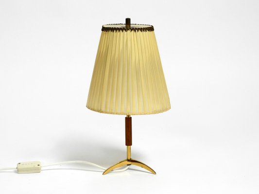 Small Mid-Century Brass Star Base Table Lamp from Kalmar-RR-1779674