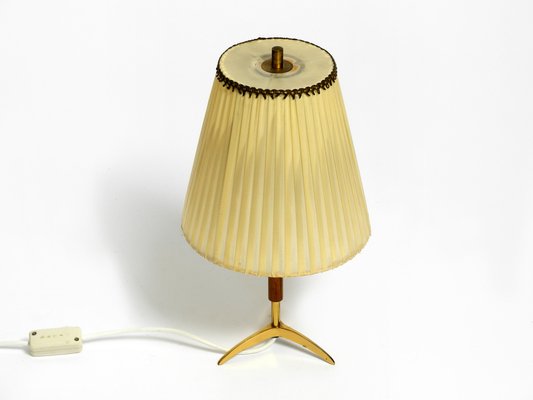 Small Mid-Century Brass Star Base Table Lamp from Kalmar-RR-1779674