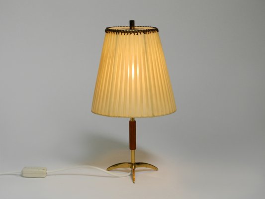 Small Mid-Century Brass Star Base Table Lamp from Kalmar-RR-1779674