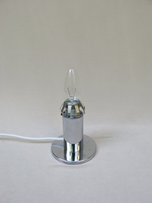 Small Mid-Century Chrome-Plated & Acrylic Glass Table Lamp by Paul Secon for Sompex-EY-767120