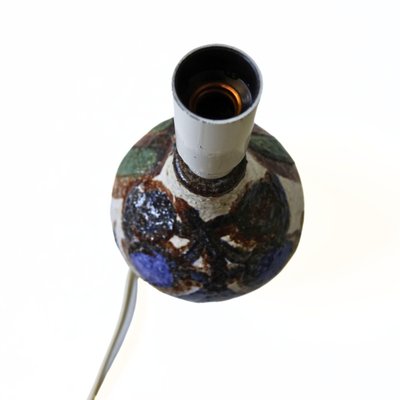 Small Mid-Century Danish Studio Pottery Model 3068 Table Lamp from Søholm, 1960s-JKV-2023213