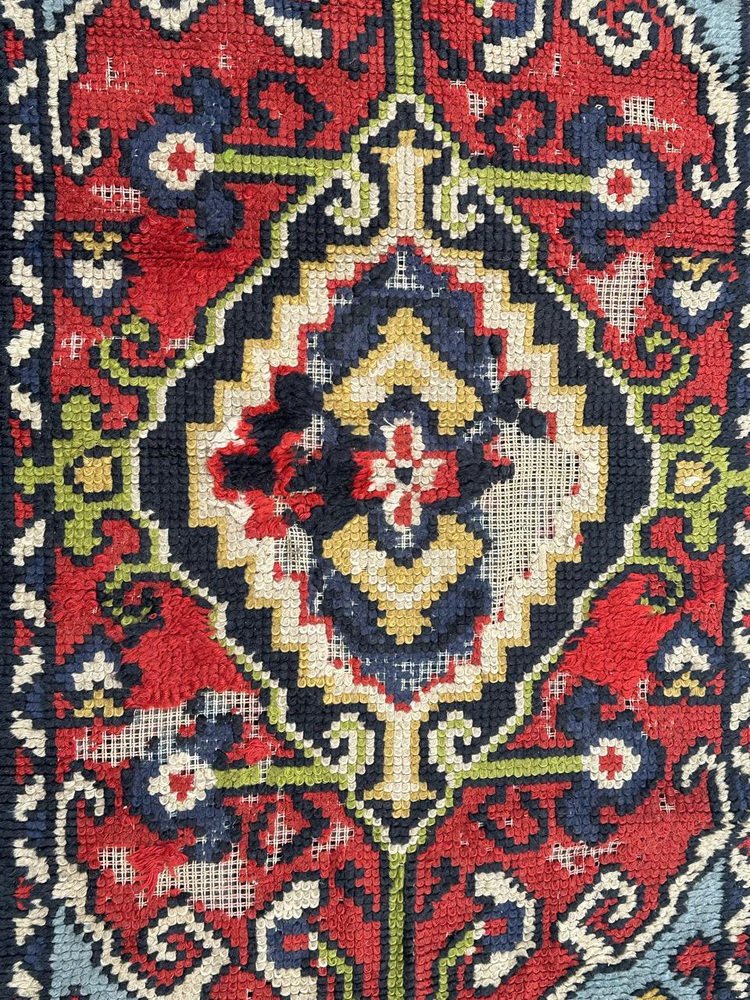 Small Mid-Century French Cogolin Rug, 1940s