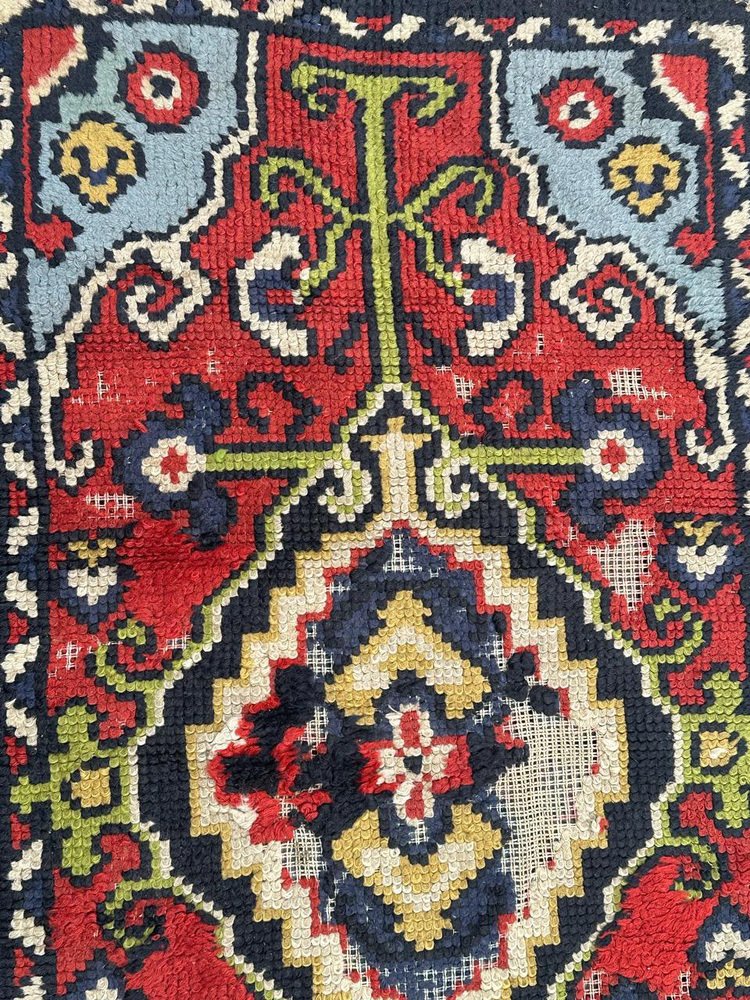 Small Mid-Century French Cogolin Rug, 1940s