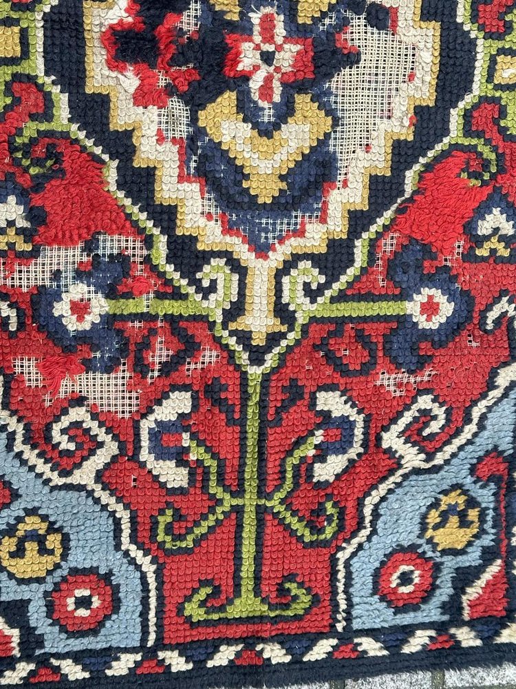 Small Mid-Century French Cogolin Rug, 1940s