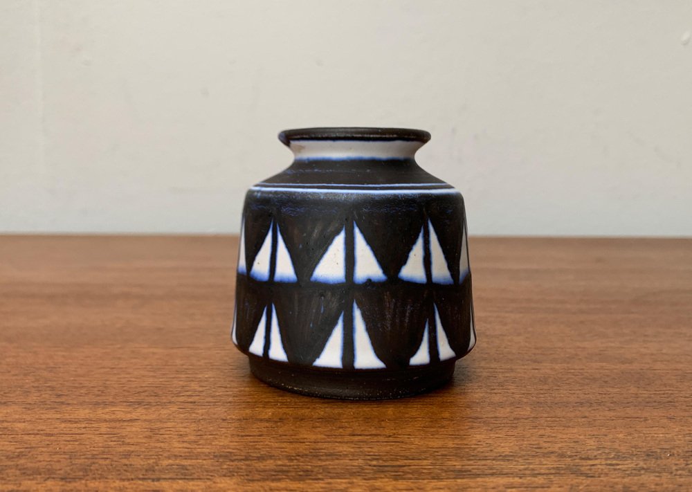 Small Mid-Century German Studio Pottery Vase by Werner and Annemarie Schmidt-Tummeley for Juist Keramik, 1960s