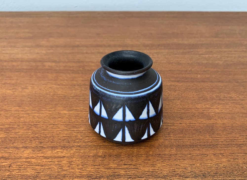 Small Mid-Century German Studio Pottery Vase by Werner and Annemarie Schmidt-Tummeley for Juist Keramik, 1960s