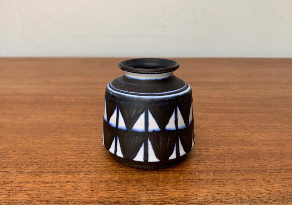 Small Mid-Century German Studio Pottery Vase by Werner and Annemarie Schmidt-Tummeley for Juist Keramik, 1960s