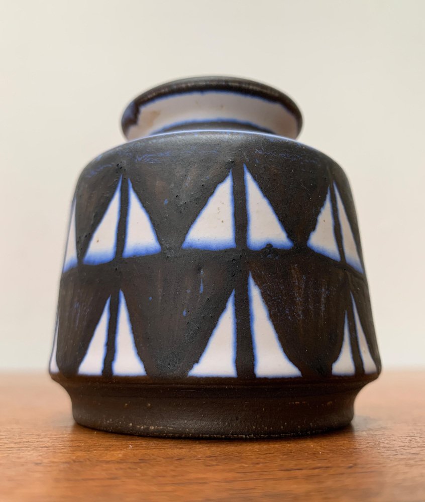 Small Mid-Century German Studio Pottery Vase by Werner and Annemarie Schmidt-Tummeley for Juist Keramik, 1960s