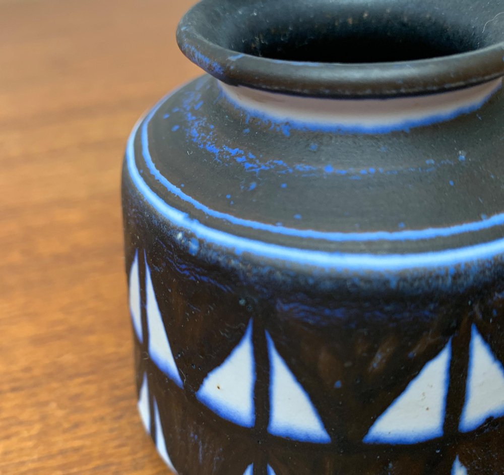 Small Mid-Century German Studio Pottery Vase by Werner and Annemarie Schmidt-Tummeley for Juist Keramik, 1960s