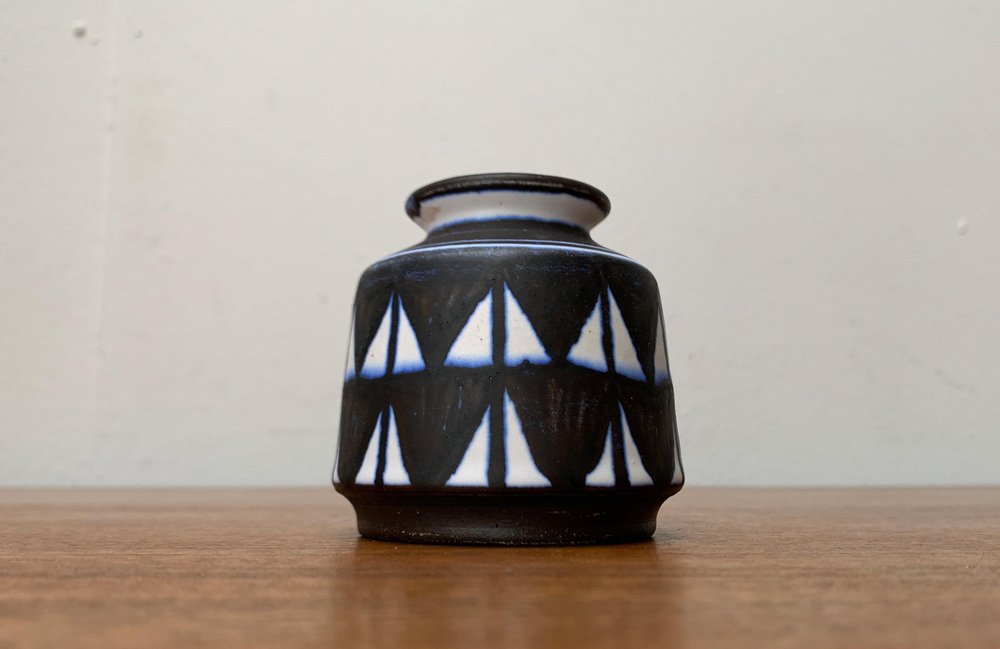 Small Mid-Century German Studio Pottery Vase by Werner and Annemarie Schmidt-Tummeley for Juist Keramik, 1960s