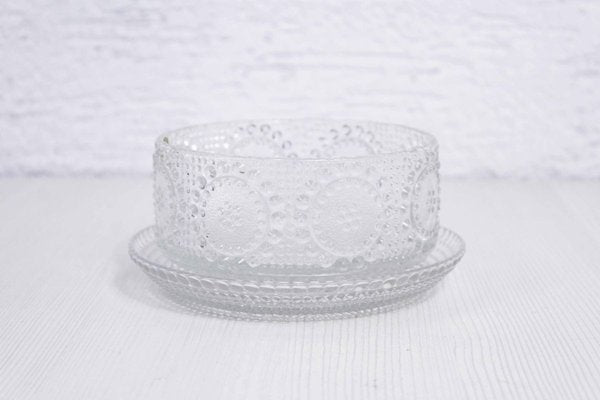 Small Mid-Century Glass Graponia Bowl by Nanny Still for Riihimäki / Riihimäen Lasi Oy-BQF-890451