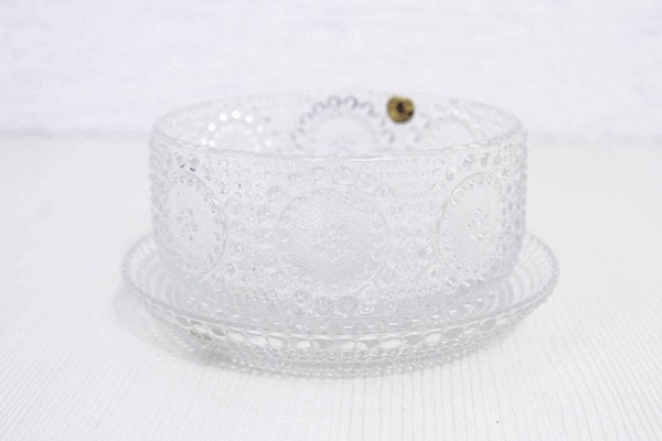 Small Mid-Century Glass Graponia Bowl by Nanny Still for Riihimäki / Riihimäen Lasi Oy-BQF-890451