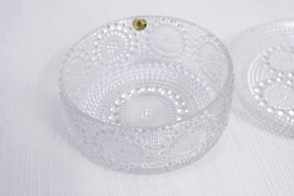 Small Mid-Century Glass Graponia Bowl by Nanny Still for Riihimäki / Riihimäen Lasi Oy-BQF-890451